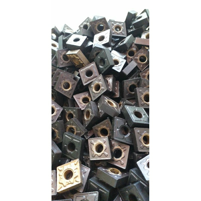 insert bubut carbait CNMG1204 bekas layak pake pahat bubut cnmg1204 / cnmg12 / cnmg 12