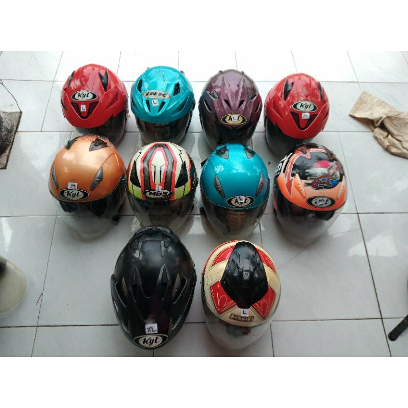 Helm INK KYT Bekas Original Murah double Visor