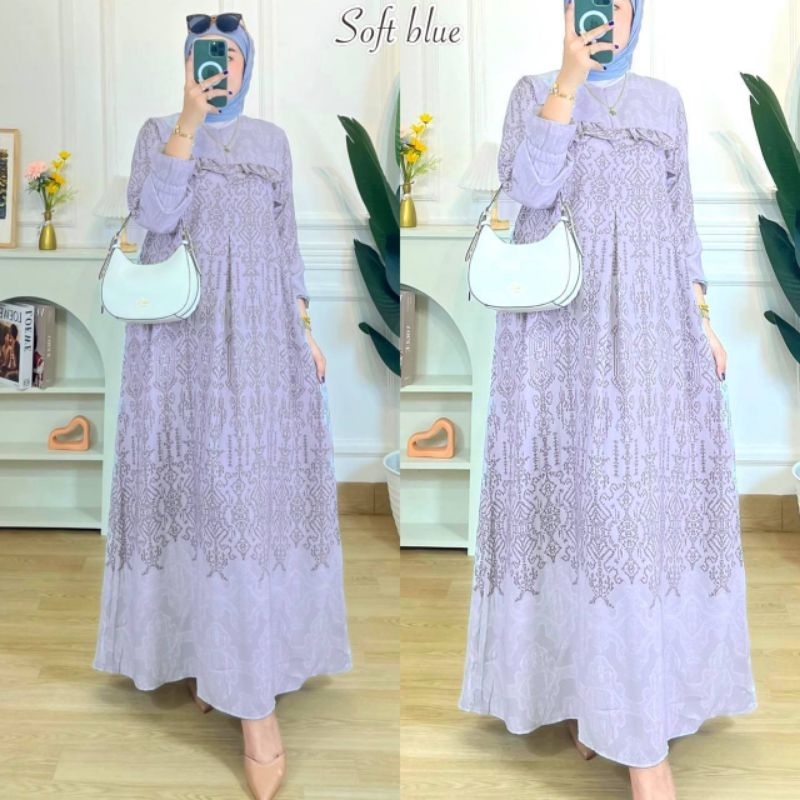 Safana Dress // Dress Lebaran // Gamis Lebaran // Gamis Remaja // Gamis Dewasa // Gamis Busui