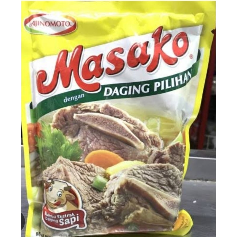 

Masako bumbu kaldu sapi penyedap rasa 250 gr