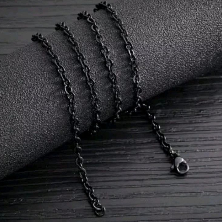 Kalung Rantai Nuri Pria Wanita Titanium Anti Karat Kalung Terlaris