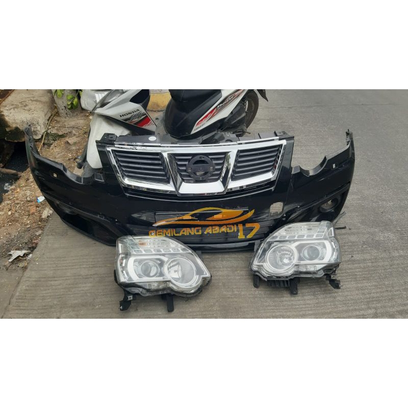 bumper set nissan xtrail urban selection 2013 upgread t31