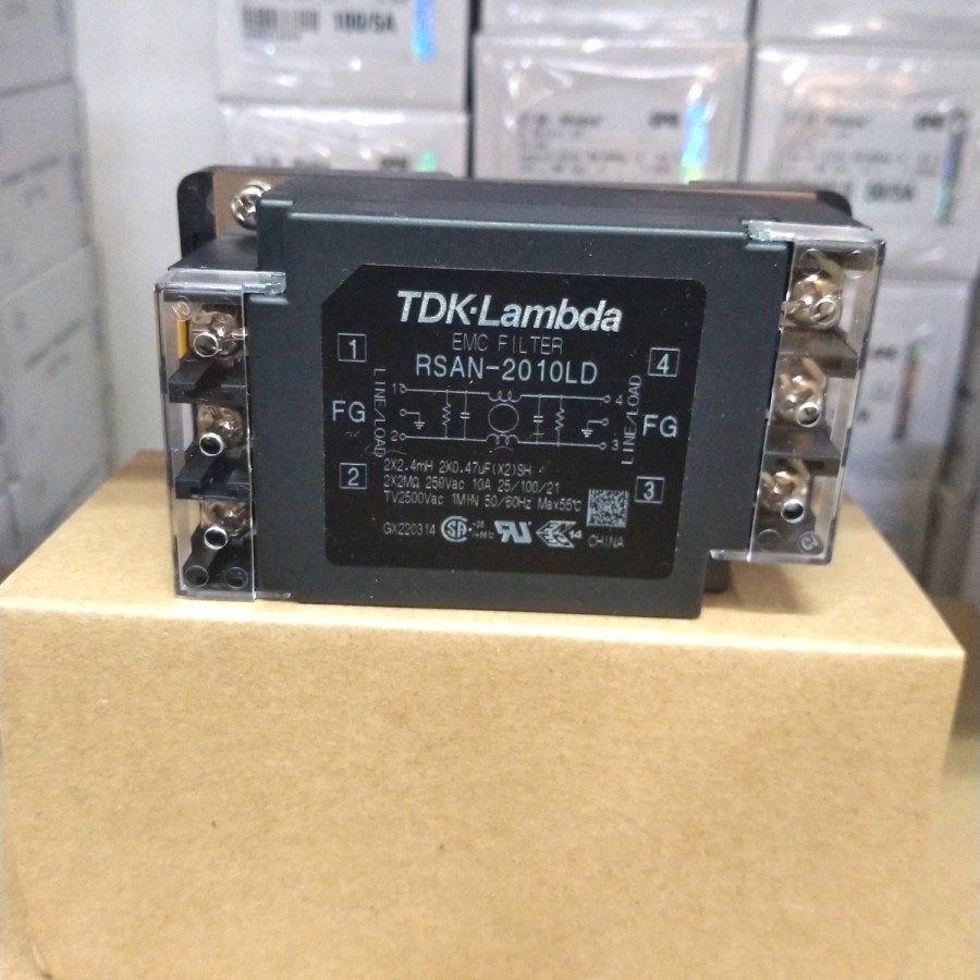 RSAN-2010LD NOISE FILTER/EMC FILTER TDK-LAMBDA ORIGINAL RSAN-2010LD NOISE FILTER/EMC FILTER TDK-LAMB