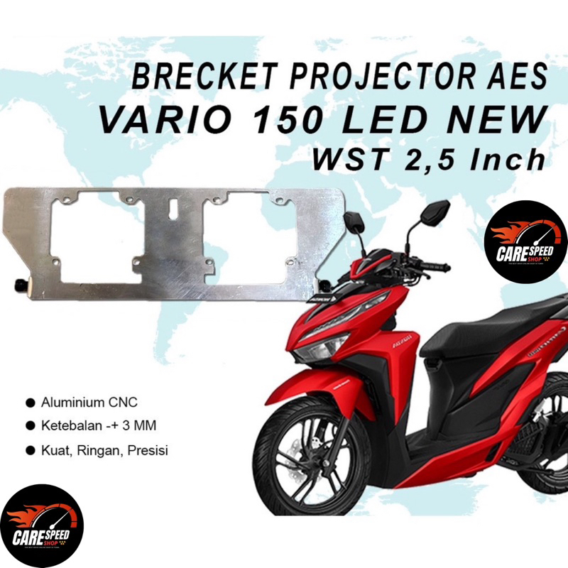 Brecket biled motor 2.5&3 inch. Breket Biled Aes