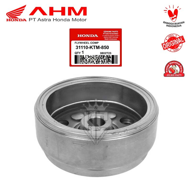 Mangkok Magnet Magnit Flywheel Comp Honda Karisma Supra x 125 Karbu Original AHM 31110-KTM-850 851