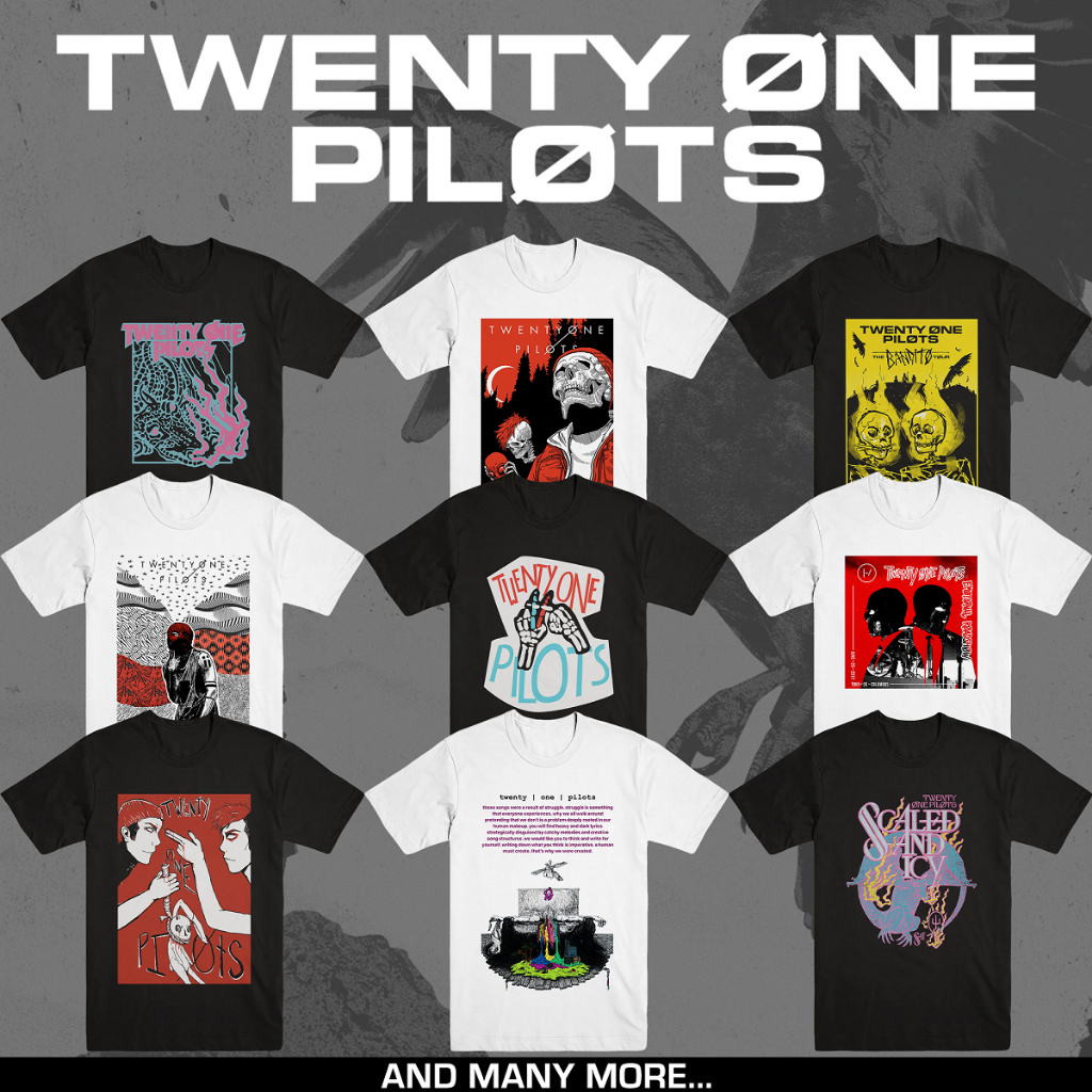 TWENTY ONE PILOTS | T-SHIRT MUSIC | ELECTRO POP | MERCHANDISE