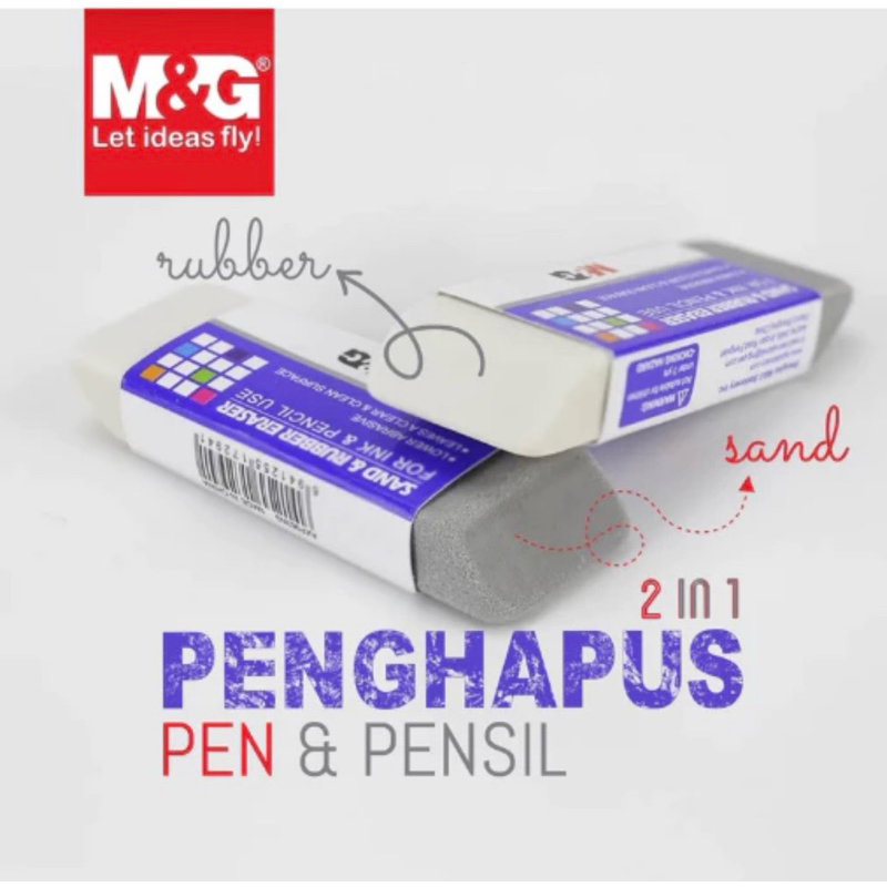 

M&G Penghapus Pulpen dan Pensil Berkualitas Ukuran Medium dan Large Besar