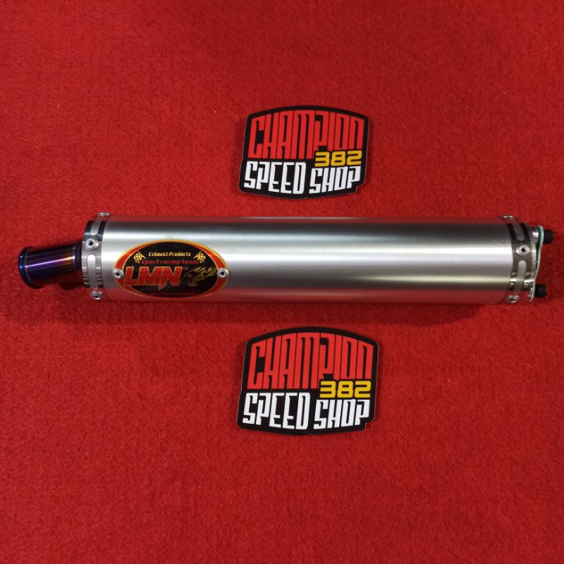 Silencer Knalpot 2Tak 2 Tak 2T LMN Original Thailand Aluminium with Titanium End Pipe