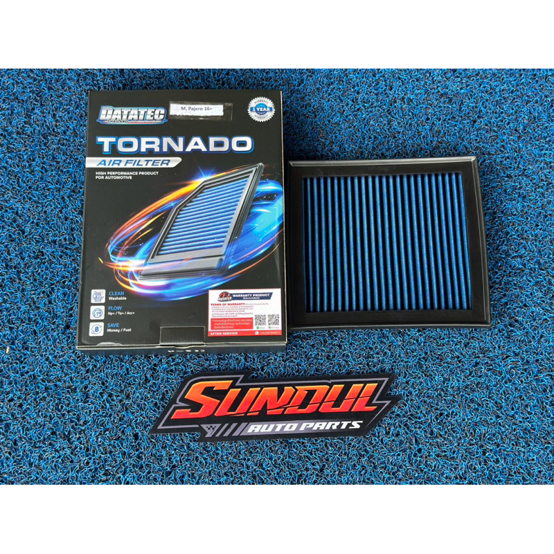 AIR FILTER UDARA REPLACEMENT DATATEC TORNADO ORIGINAL PNP INNOVA FORTUNER PAJERO