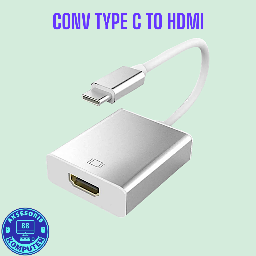 TYPE C TO HDMI | CONVERTER ADAPTER  TIPE C TO HDMI | TYPE C MALE TO HDMI FEMALE