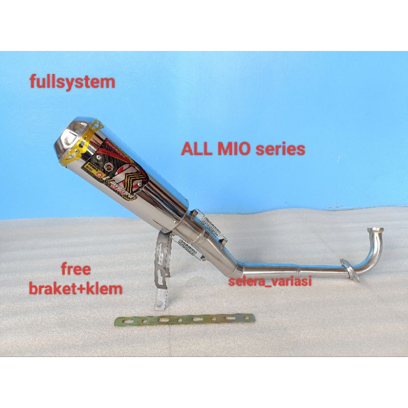 knalpot racing KAWAHARA untuk semua motor MATIC MIO./ALL TYPE MIO. mio sporty/smile/mio soul karbu/m