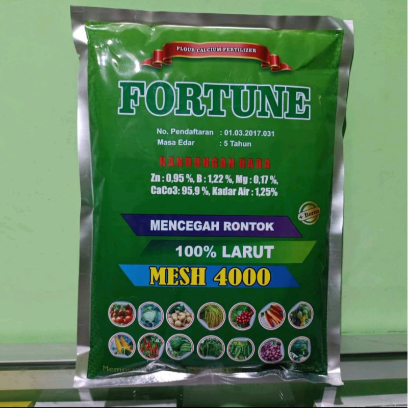 Pupuk kalsium Boron FORTUNE kemasan 1 kg