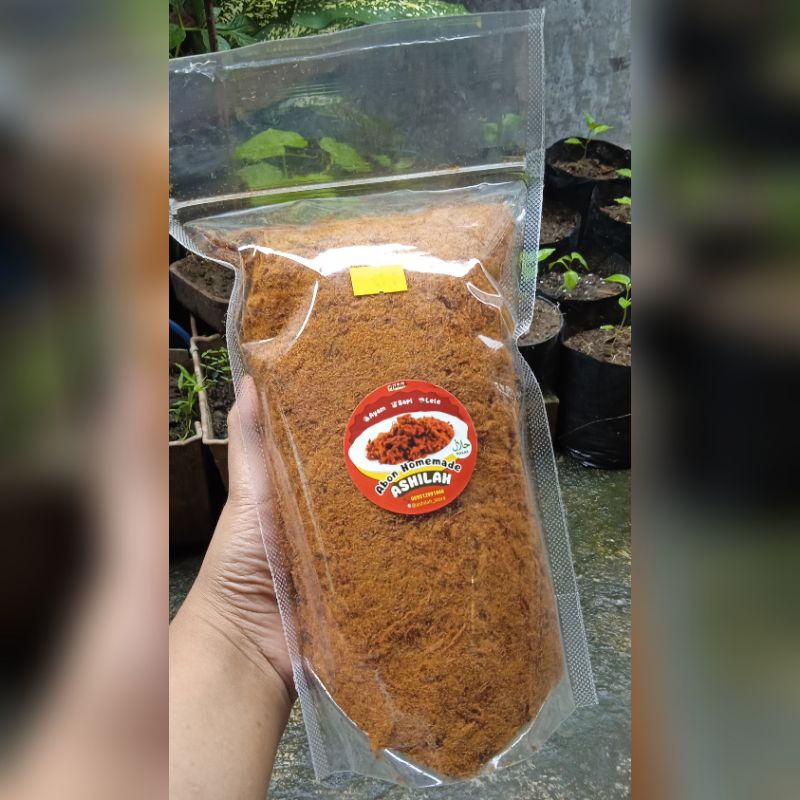 

(500 GR) ABON AYAM HOMEMADE ASHILAH 100% ASLI AYAM