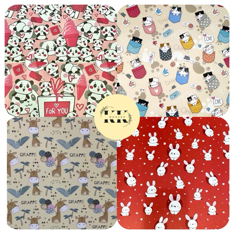 

KERTAS KADO SANSAN WAWA MOTIF ANIMAL KERTAS KADO MOTIF HEWAN BINATANG