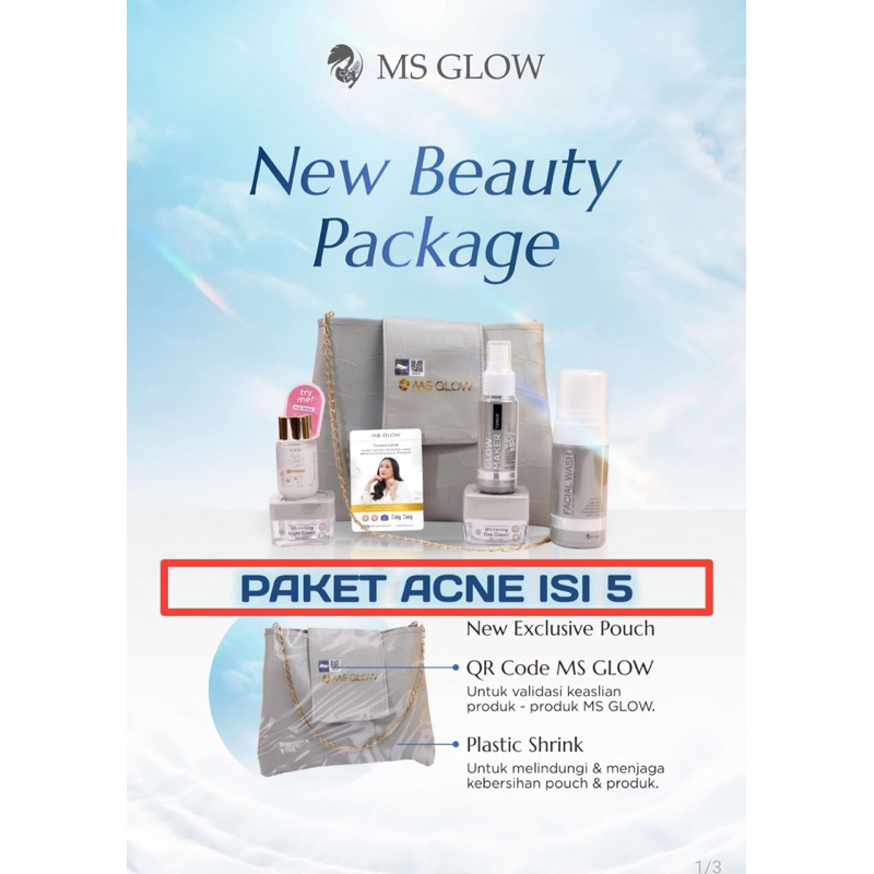 MS GLOW PAKET ACNE SERIES / PAKET ACNE MS GLOW ORIGINAL
