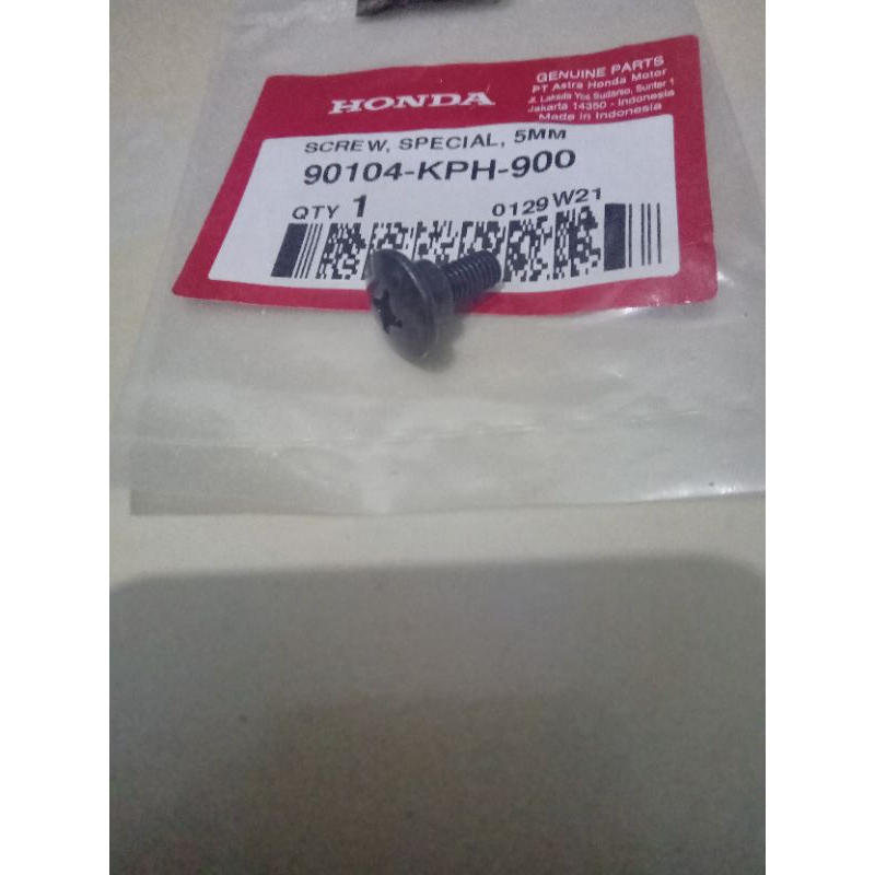 baut original honda screw special 5mm 90104-kph-900