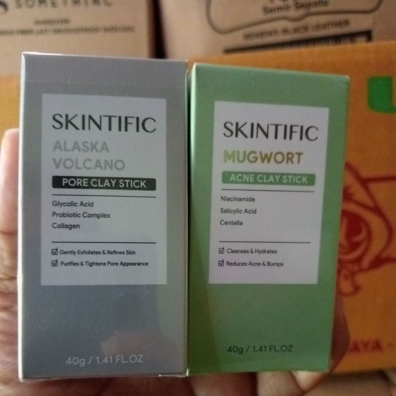 skintific mugwort acne clay stik/SKINTIFIC pore clay stik
