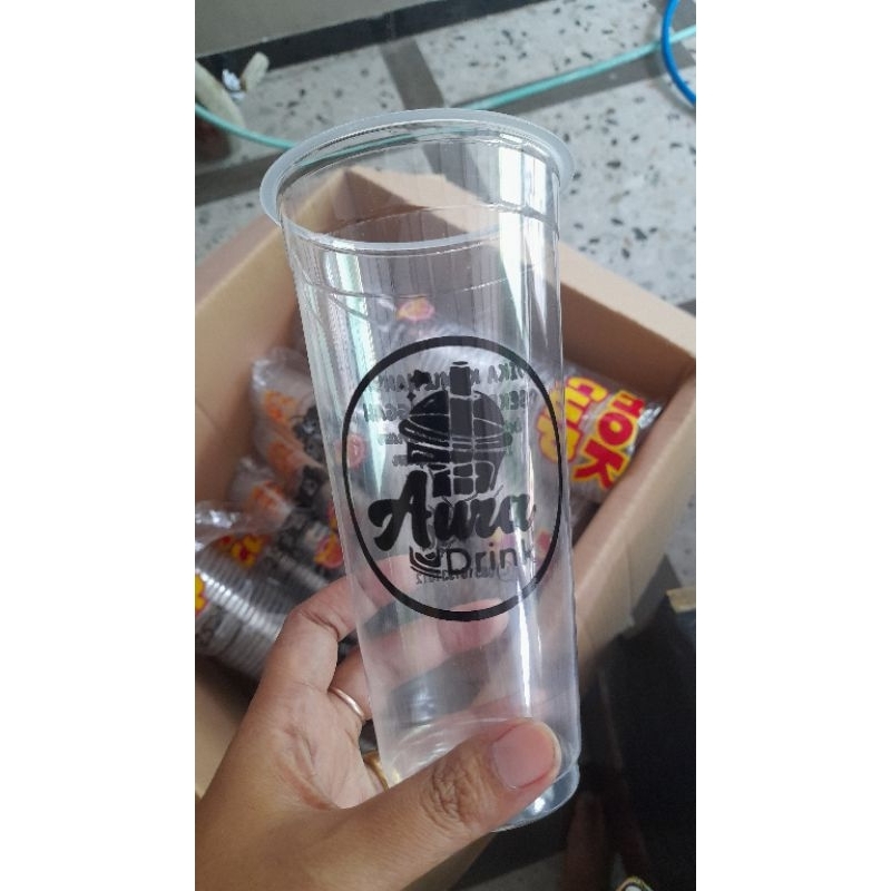Sablon gelas cup 22 oz Hook slim
