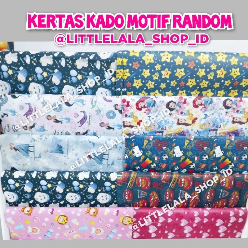 

Kertas Kado Motif Random Sansan Wawa Dove Motif Acak 63,5 x 49,5cm/kertas kado besar doff