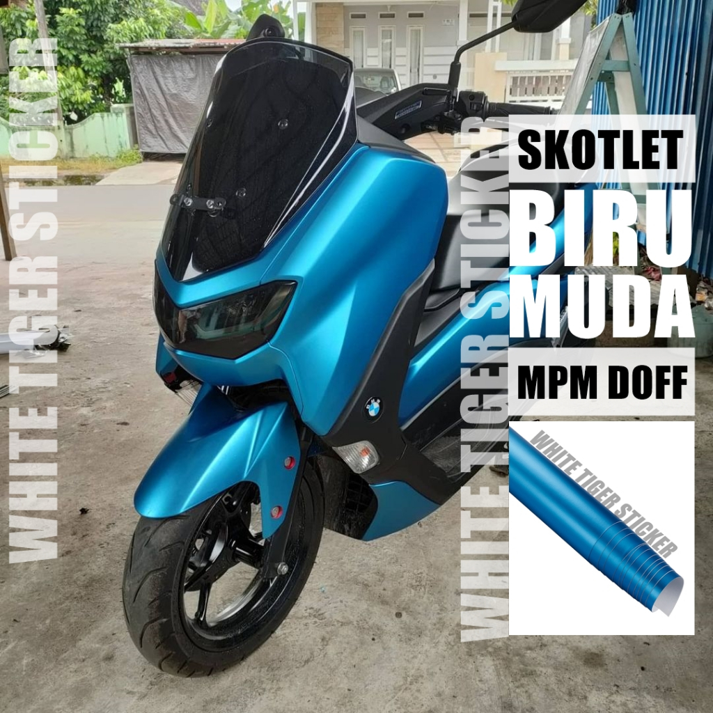 SKOTLET BIRU MMETALIK DOF SKOTLET BIRU METALIK CROM DOF SKOTLET BIRU SATIN SCOTLITE BLUE SATIN SKOTL