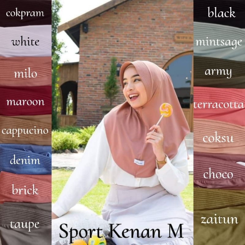Hijab Sport Kenan Dzevada Ukuran M Jersey