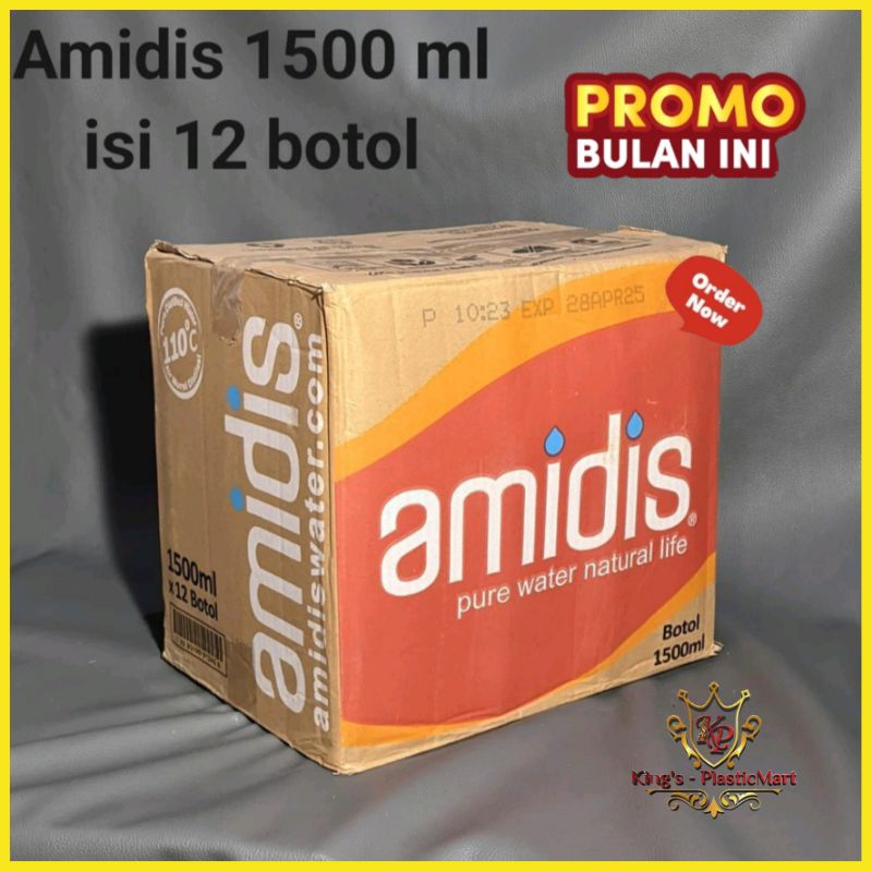 

Air Minum Amidis 1500 Ml ( Isi 12 Botol / Dus)