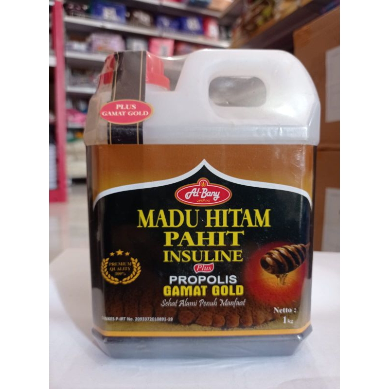 

Al-Bany madu hitam pahit propolis 1kg