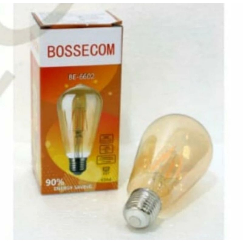 Lampu LED Filamen 4 Watt Kuning BOSSECOM