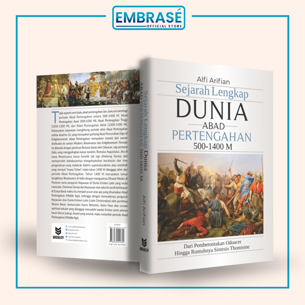 Buku Revolusi industri/sejarah lengkap dunia abad pertengahan/Didital mareketing 6.0 -Embrase