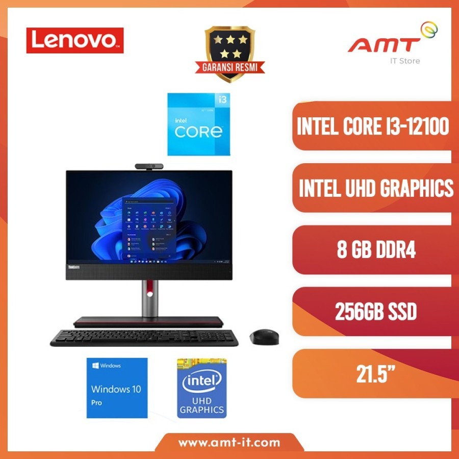 Lenovo AIO ThinkCentre M70a G3 i3 12100 8 GB SSD 256GB