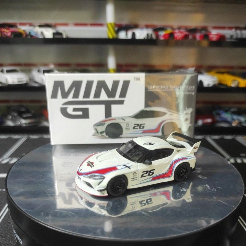 mini gt toyota GR supra lbwk martini racing #296