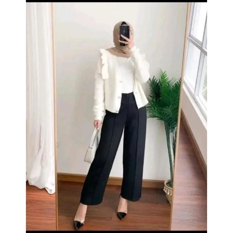 Cinta - Celana Kulot Scuba Cubit Premium//Kulot Scuba Cubit Premium