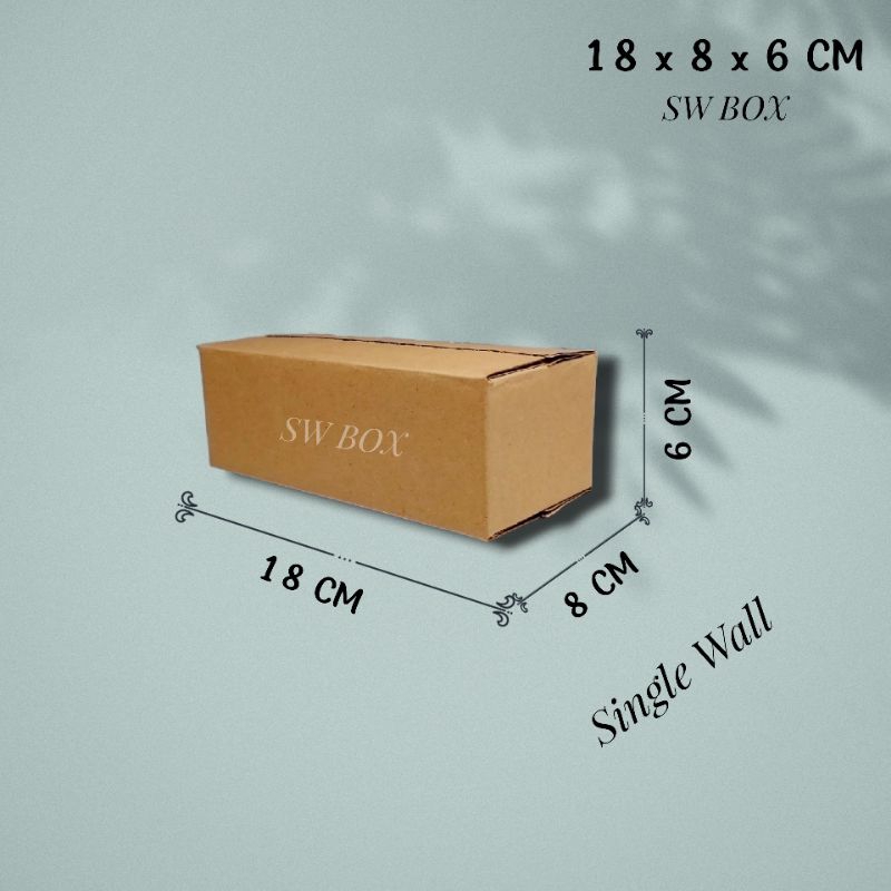 

Kardus Ukuran 18x8x6 CM Box untuk packing ST