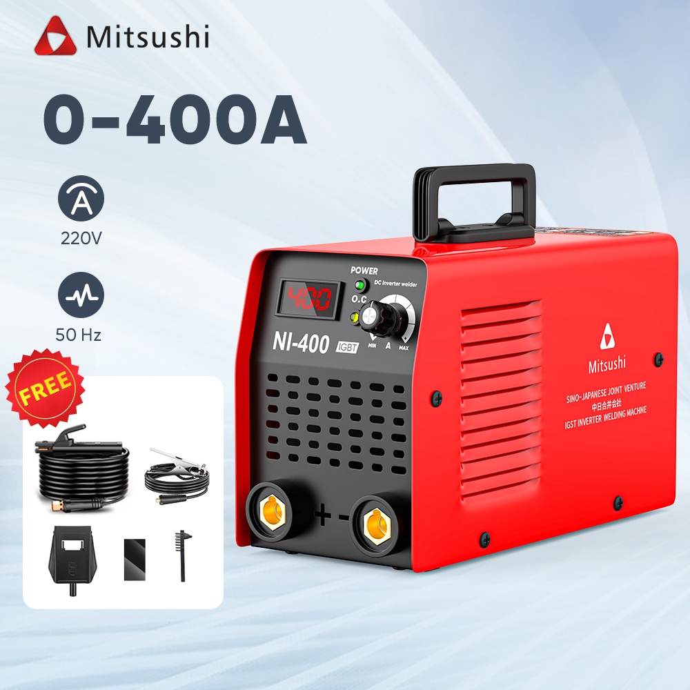 Mitsushi Mesin Las Inverter Mesin Las Listrik MMA NI-400 IGBT Mesin Las Mini / Mesin Trafo Las / Ele