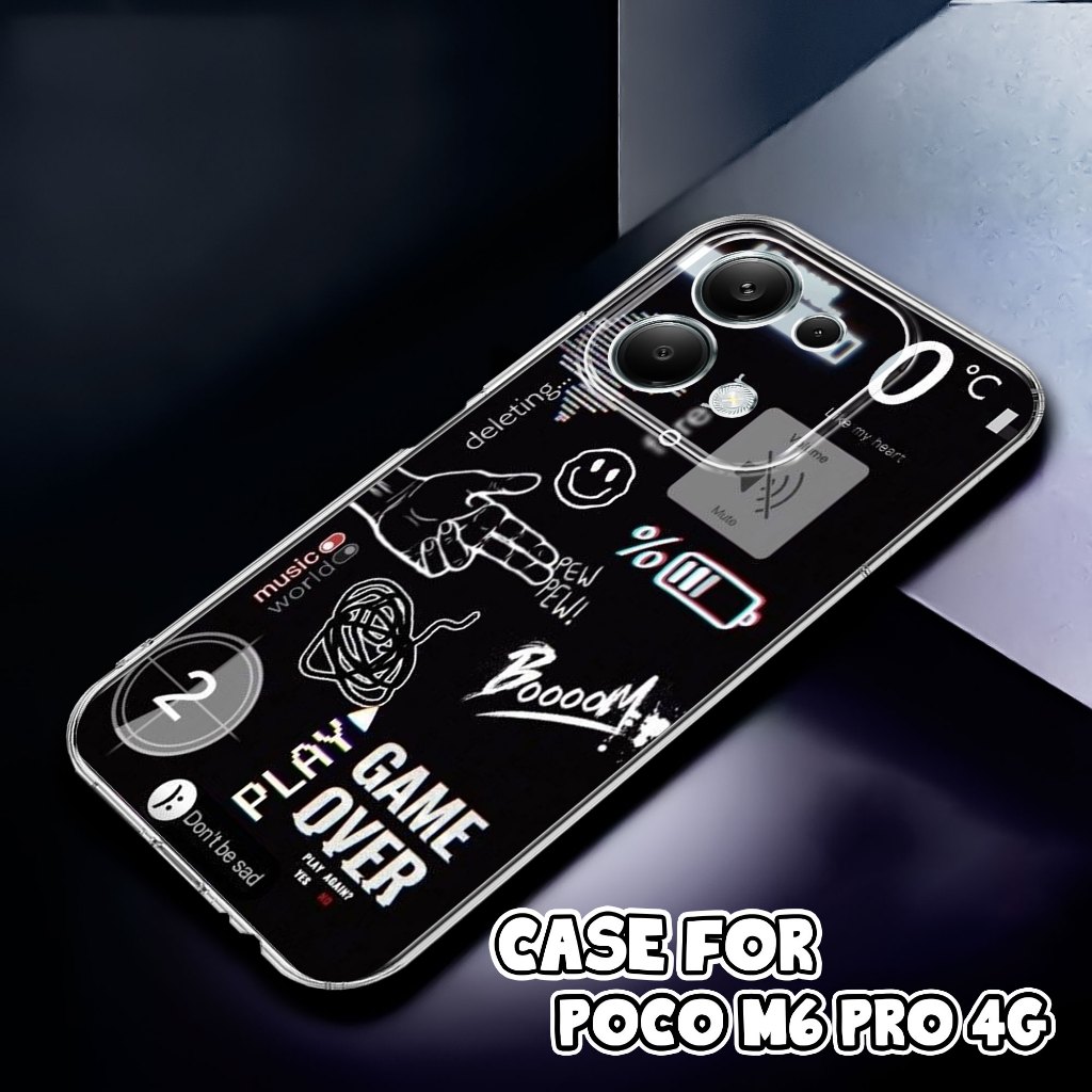 Case XIAOMI POCO M6 PRO 4G TERBARU 2024 [NASA TIKET] Casing POCO M6 PRO 4G - Softcase Hp POCO M6 PRO
