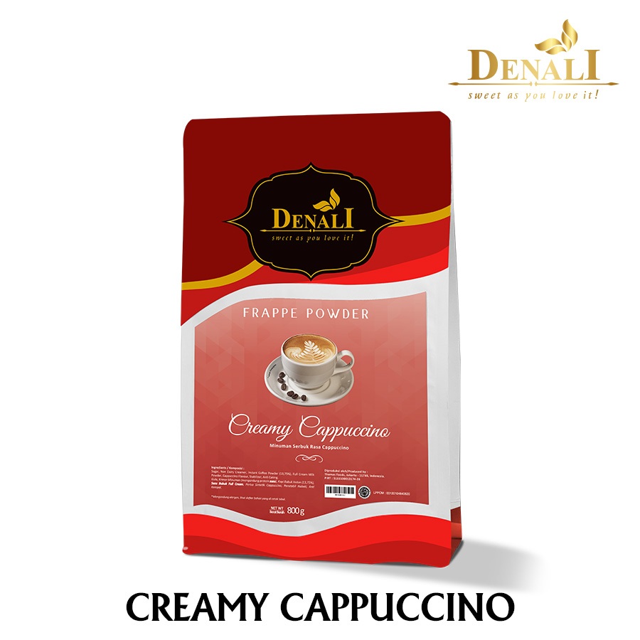 

Denali Frappe Creamy Cappucino Powder