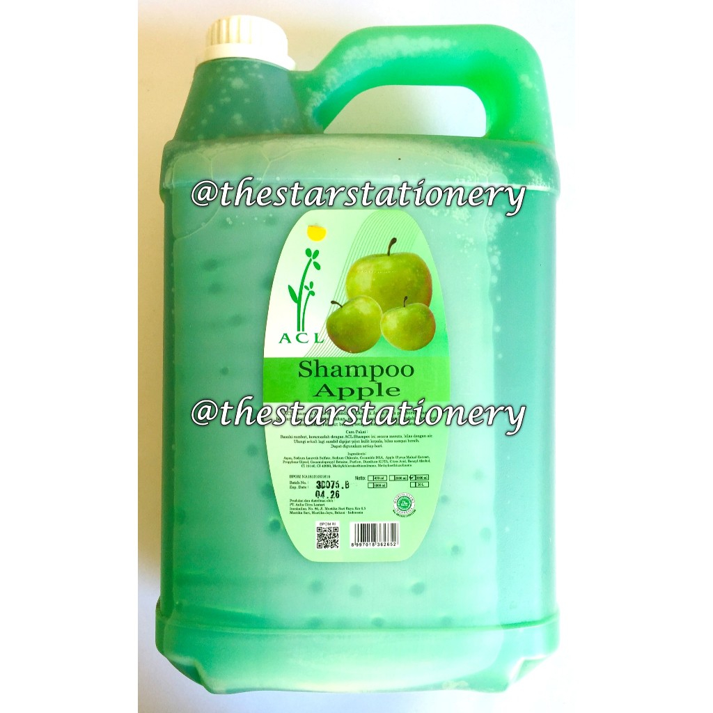 (1 Botol) ACL Shampoo Salon 5 Liter / Sampo ACL 5000 Ml / Shampo Barber ACL
