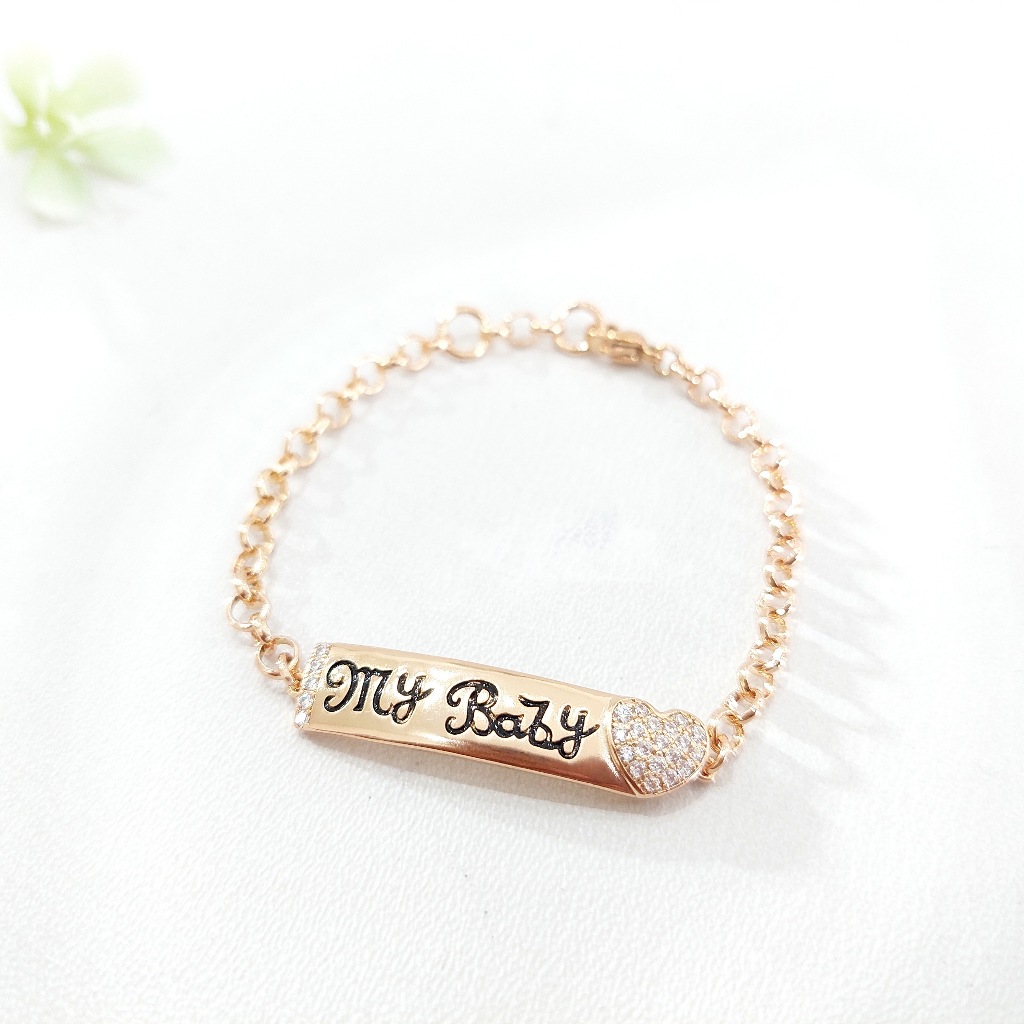 Gelang tangan anak - GTX 160 - gelang tangan bayi fashion my baby lapis emas xuping - gelang tangan 