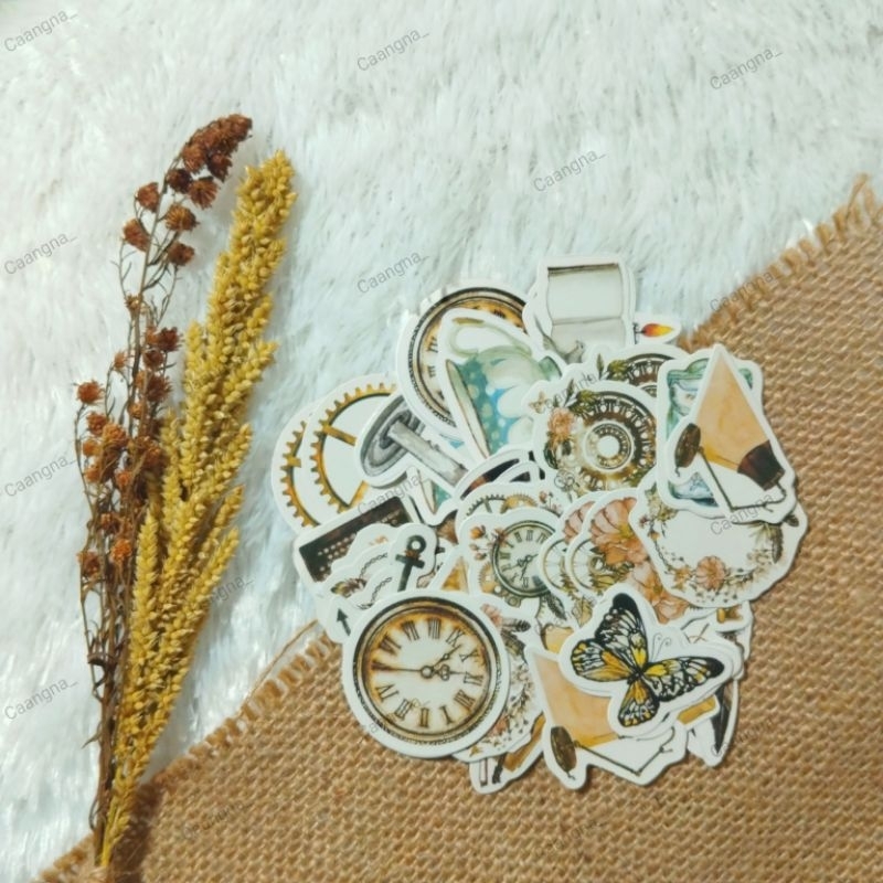 10 pcs sticker vintage/ sticker journal vintage/journal sticker/ sticker retro journal / sticker vin