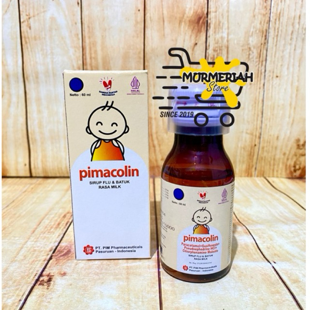 PIMACOLIN MILK Rasa Susu Sirup 60 ml-Syrup Obat Batuk, Pilek & Flu