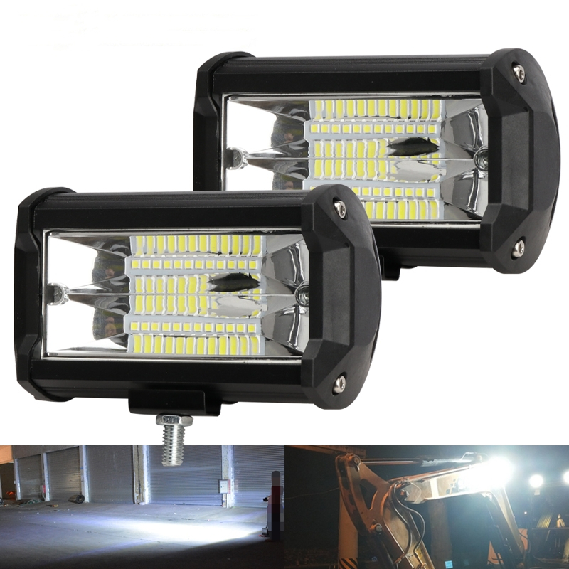 Lampu Sorot Led Mobil Lampu Kerja LED Off-Road Lampu Depan SUV ATV Trailer Traktor Perahu Truk 12V 2