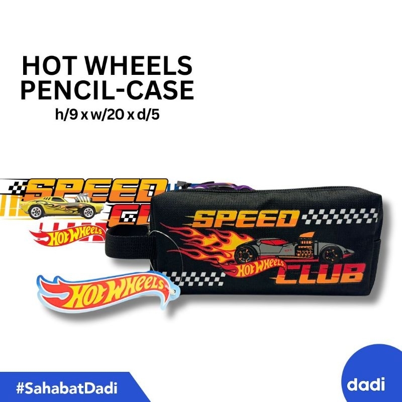 

Dadi - Hot Wheels Made to Race Red/Black Pencil Case - Tempat Pensil/Alat Tulis