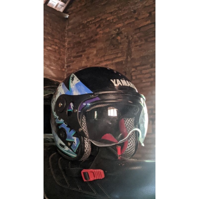 BAHAN helm jadul yamaha vintage old