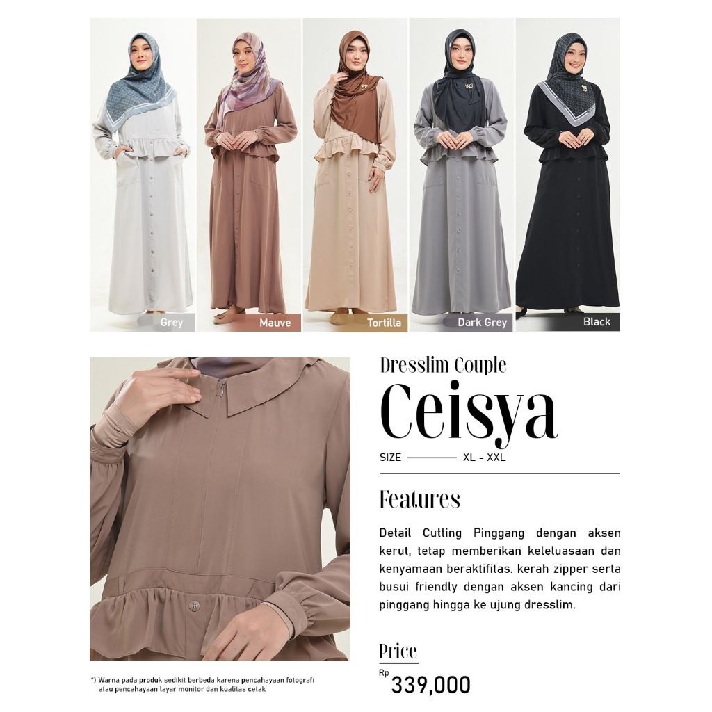GAMIS DRESSLIM CEISYA RABBANI ORI