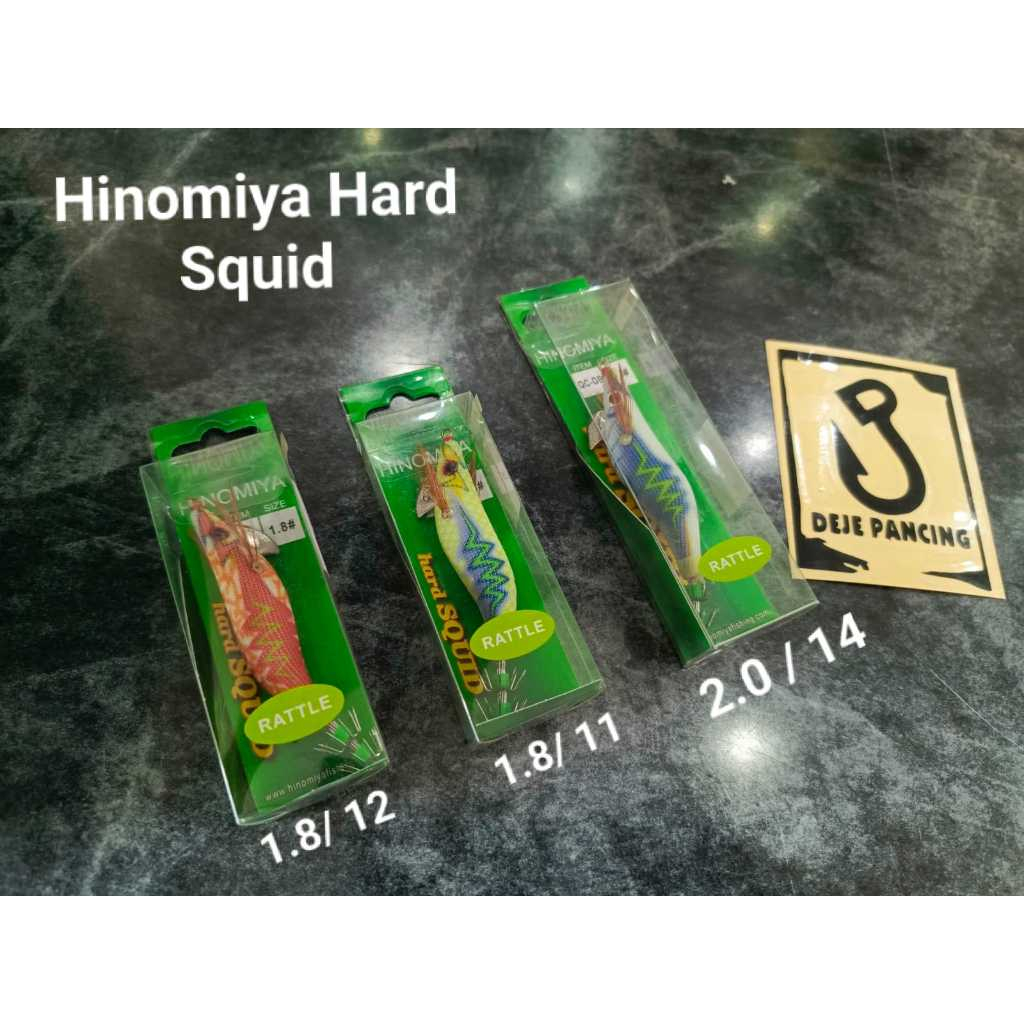 Umpan Lure SQUID Egi Hinomiya QC-DB 2.0 Dan 1.8
