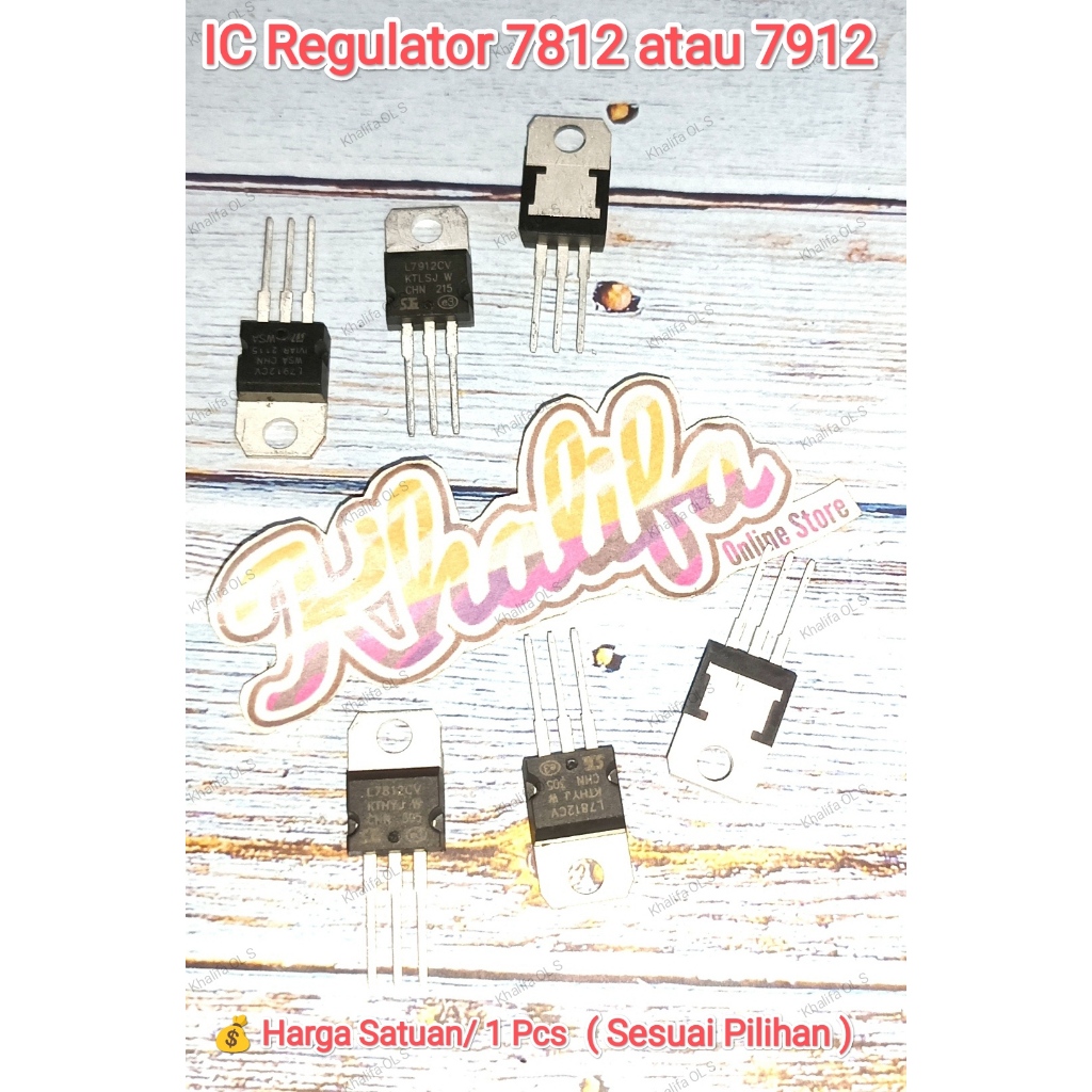 TR IC Transistor Regulator PSU Power Supply Terminal Positive Negative Voltage Regulators LM7812 LM7