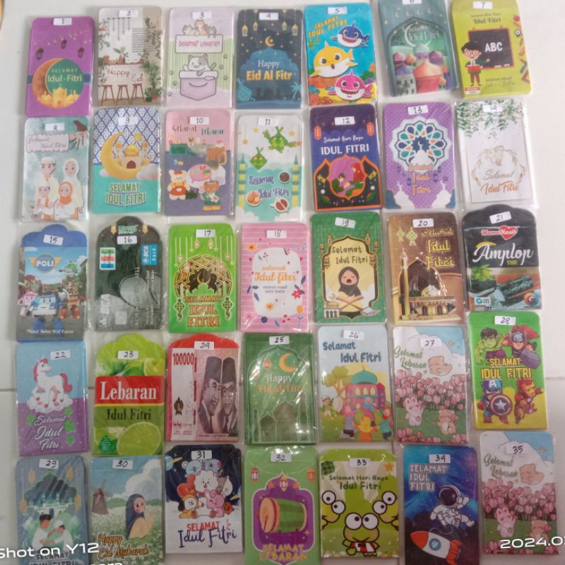 

Amplop Lebaran / THR Idul Fitri / Angpau Hari Raya / Amplop isi 10 Ukuran Medium 7x11cm