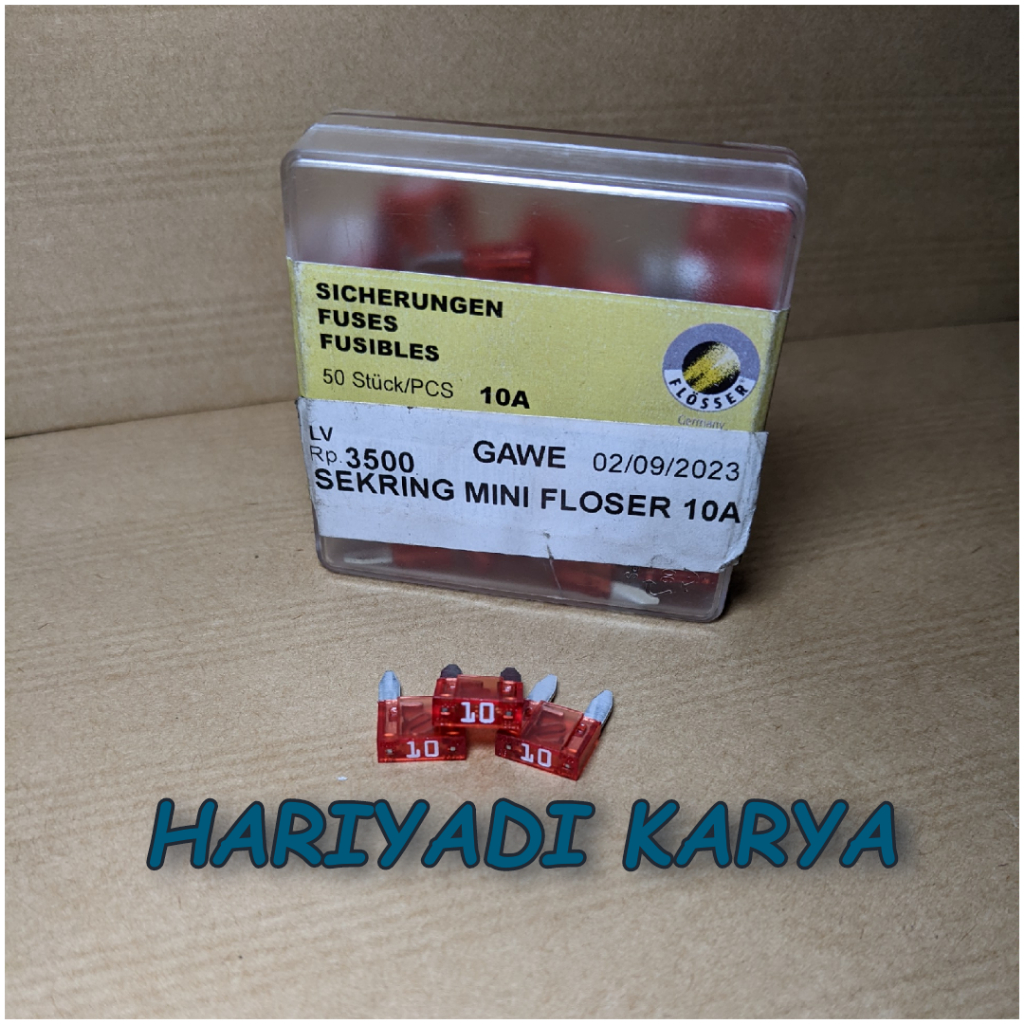 sikring mobil (kecil) flosser original fuse mobil tancap