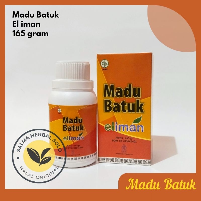 

Salma Herbal - Madu Batuk Eliman Madu Mint 175 gram Herbal el iman