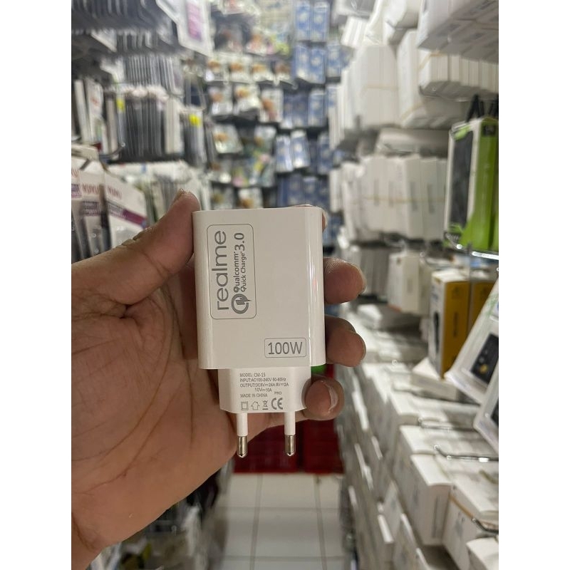 Batok Chasan / Kepala Charger REALME 100W Fast Charging / Vooc